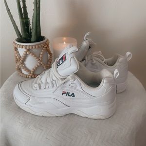 FILA white sneakers